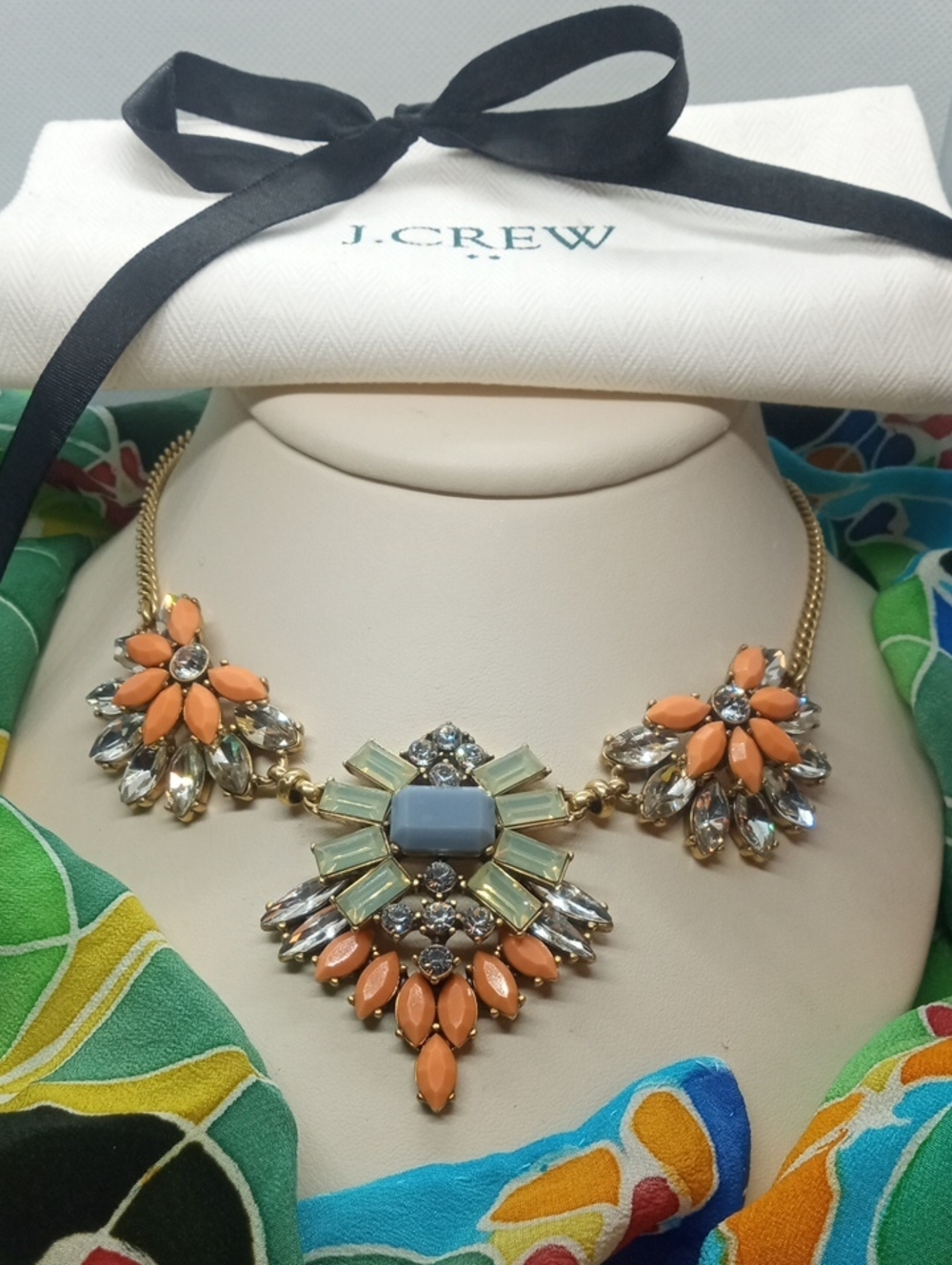 J.CREW DESIGNER FAN NECKLACE